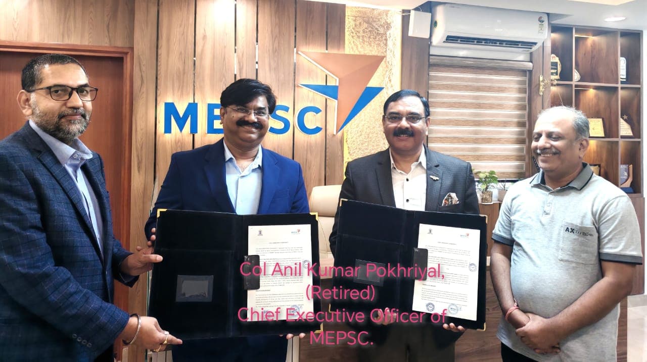 WeLearn India Signing Memorandum of Understanding with MEPSC at Delhi Headquarters