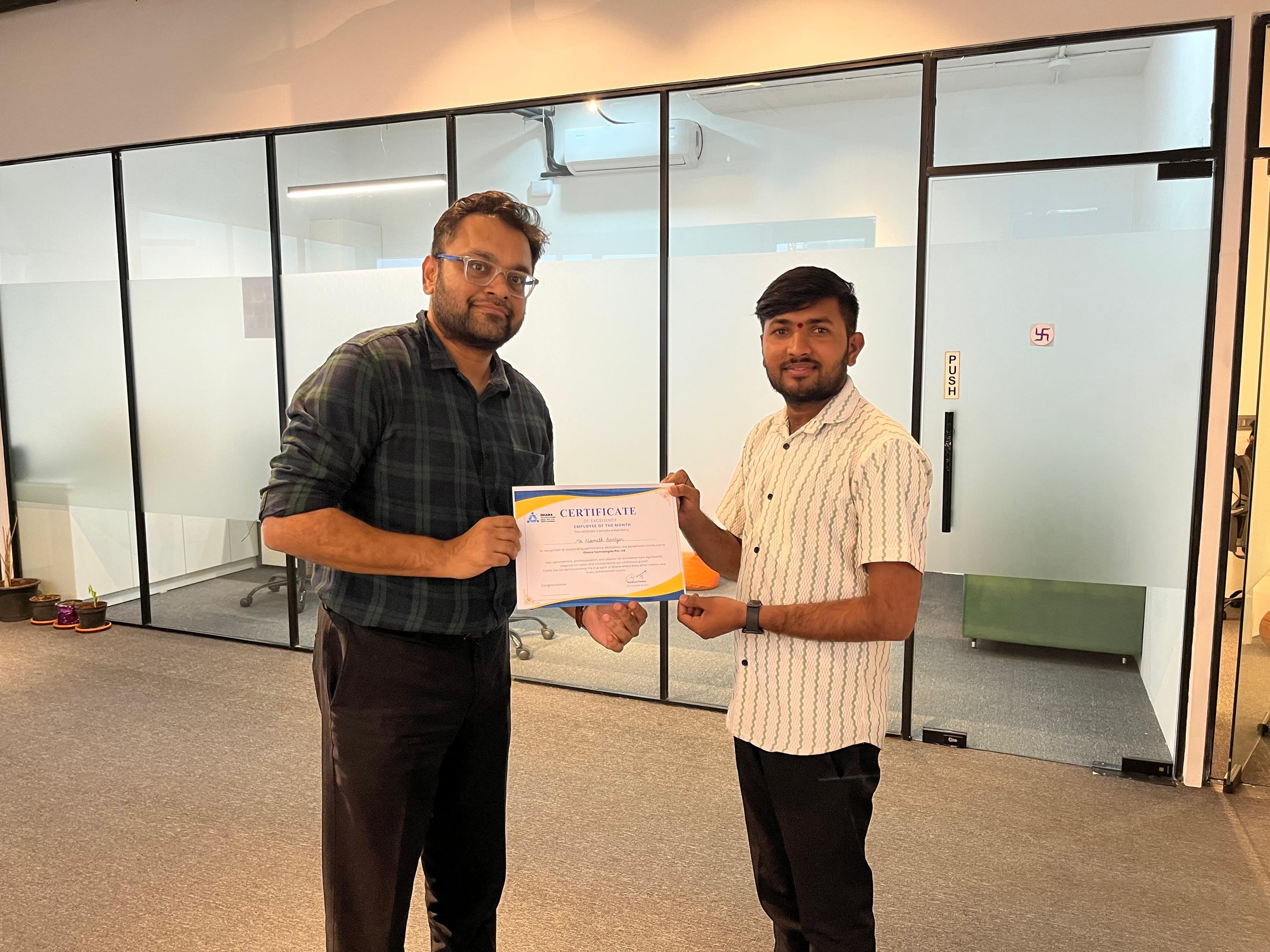 Employee Of the month – WeLearn India